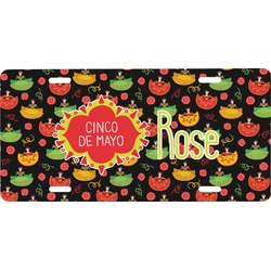 Cinco De Mayo Front License Plate (Personalized)