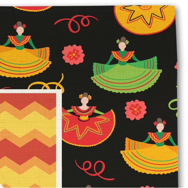 Cinco De Mayo Linen Placemat - DETAIL