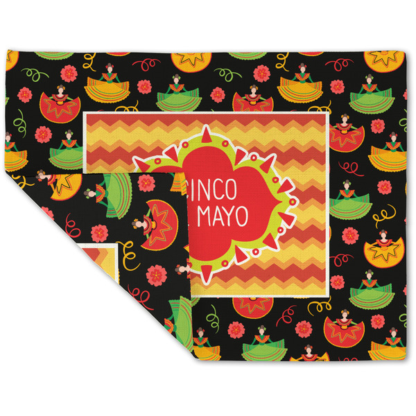 Cinco De Mayo Linen Placemat - Folded Corner (double side)