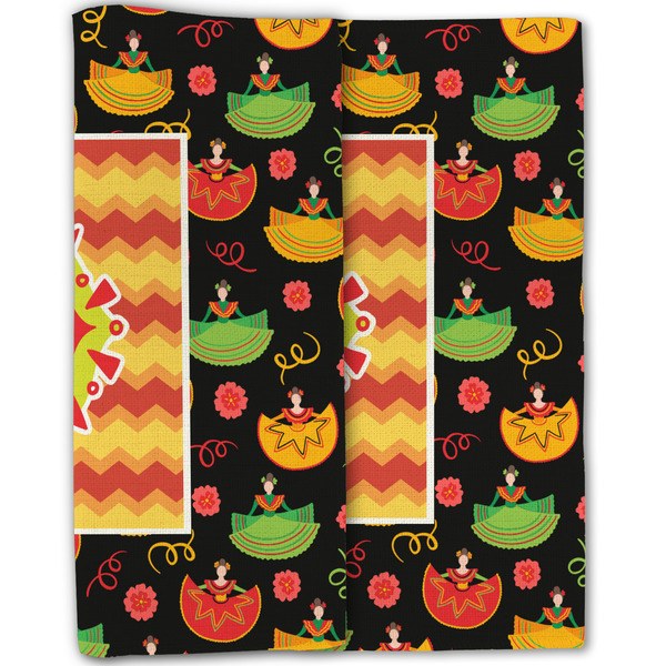 Cinco De Mayo Linen Placemat - Folded Half (double sided)
