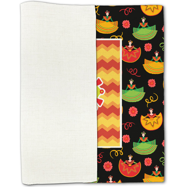 Cinco De Mayo Linen Placemat - Folded Half