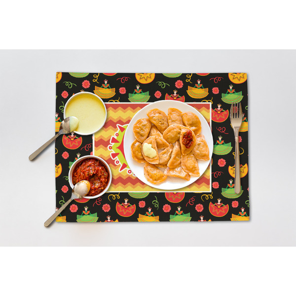 Cinco De Mayo Linen Placemat - Lifestyle (single)