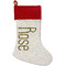 Cinco De Mayo Red Linen Stocking