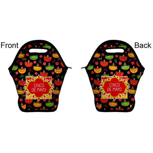 Cinco De Mayo Lunch Bag - Front and Back
