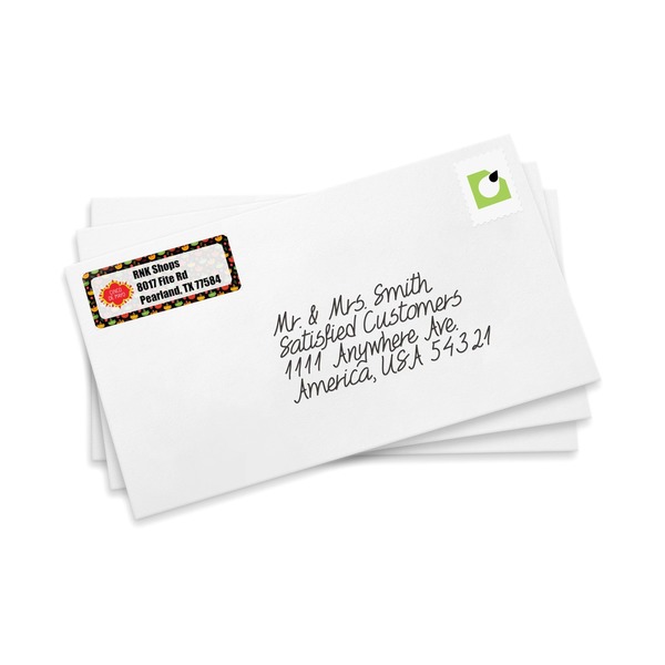 Cinco De Mayo Mailing Label on Envelopes