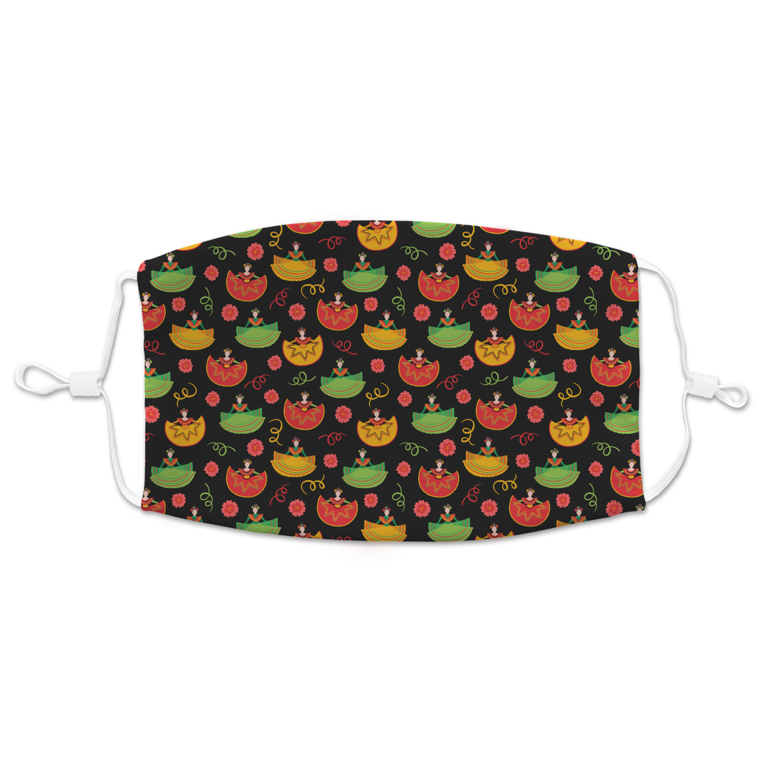 Cinco De Mayo Adult Cloth Face Mask XLarge (Personalized