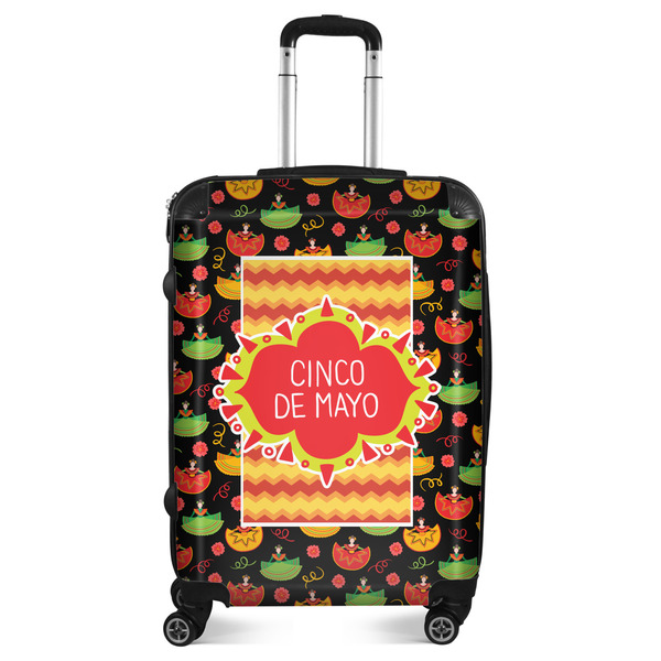 Custom Cinco De Mayo Suitcase - 24" Medium - Checked