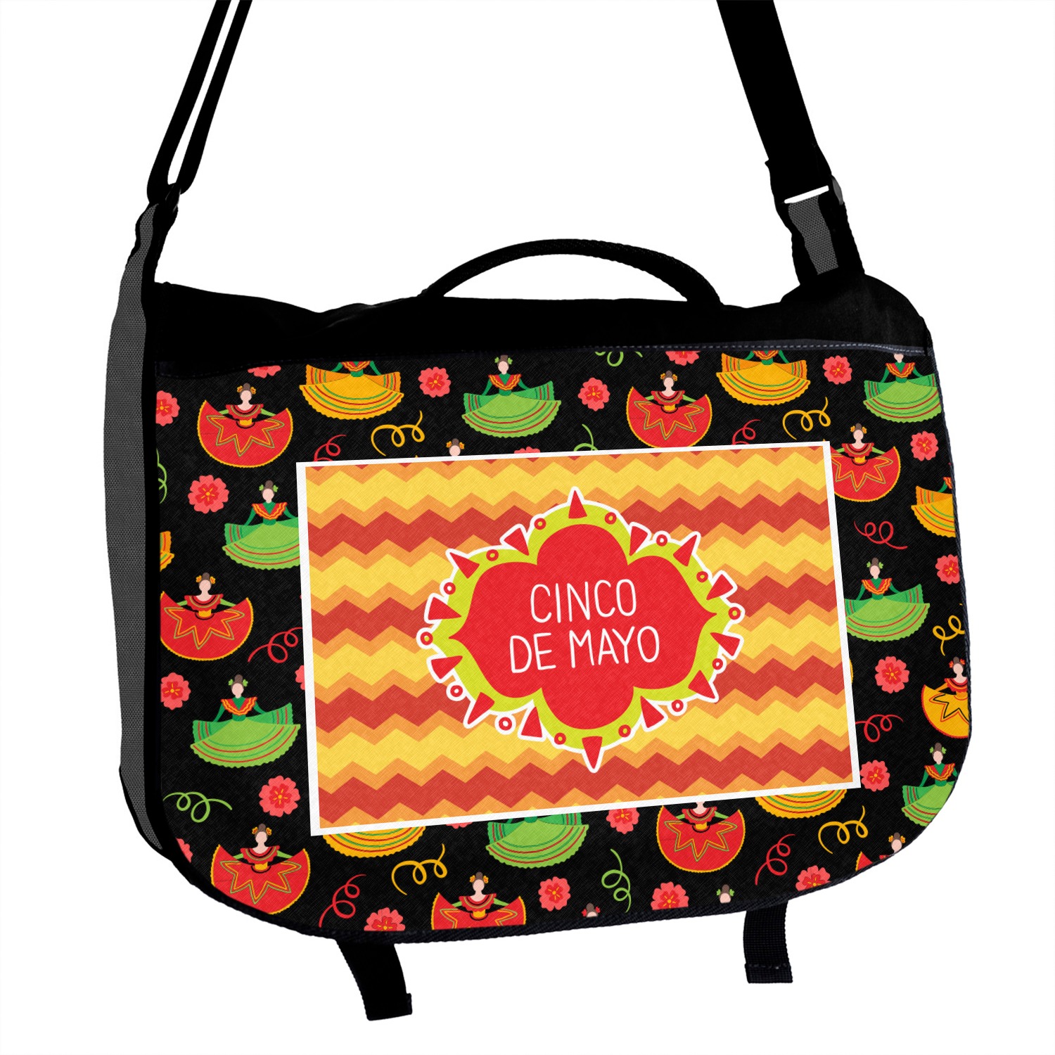 Cinco De Mayo Messenger Bag (Personalized) YouCustomizeIt