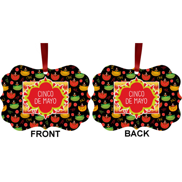 Cinco De Mayo Metal Benilux Ornament - Front and Back (APPROVAL)
