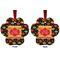 Cinco De Mayo Metal Paw Ornament - Front and Back
