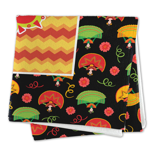 Cinco De Mayo Microfiber Dish Rag - FOLDED (square)