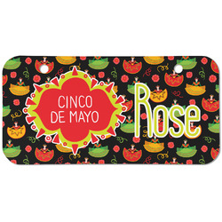 Cinco De Mayo Mini/Bicycle License Plate (2 Holes)