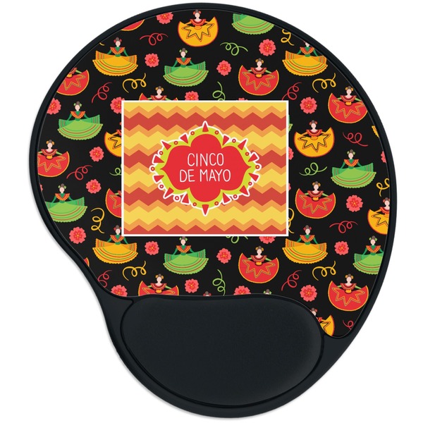 Custom Cinco De Mayo Mouse Pad with Wrist Support