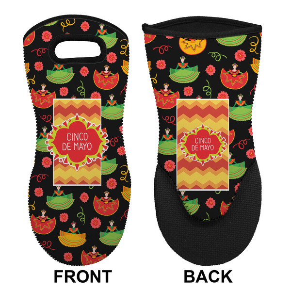 Cinco De Mayo Neoprene Oven Mitt (Front & Back)