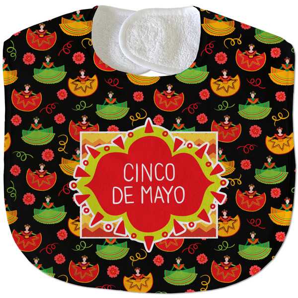 Cinco De Mayo New Baby Bib - Closed and Folded