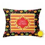 Cinco De Mayo Outdoor Throw Pillow (Rectangular) (Personalized)