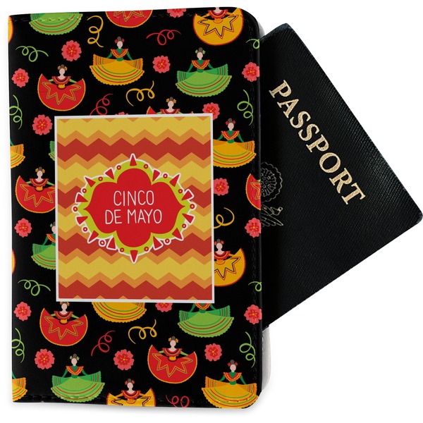 Custom Cinco De Mayo Passport Holder - Fabric