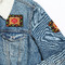 Cinco De Mayo Patches Lifestyle Jean Jacket Detail