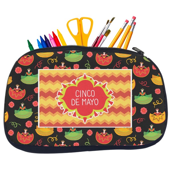 Cinco De Mayo Pencil / School Supplies Bags - Medium