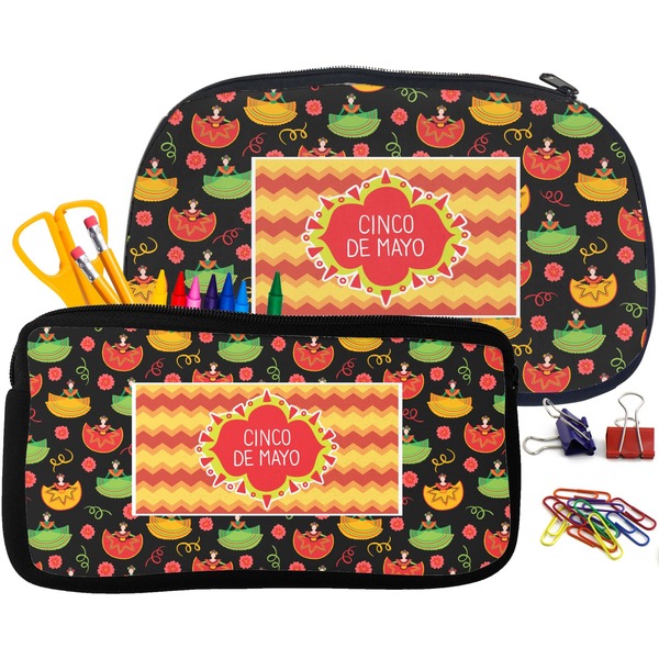 Cinco De Mayo Pencil / School Supplies Bags Small and Medium