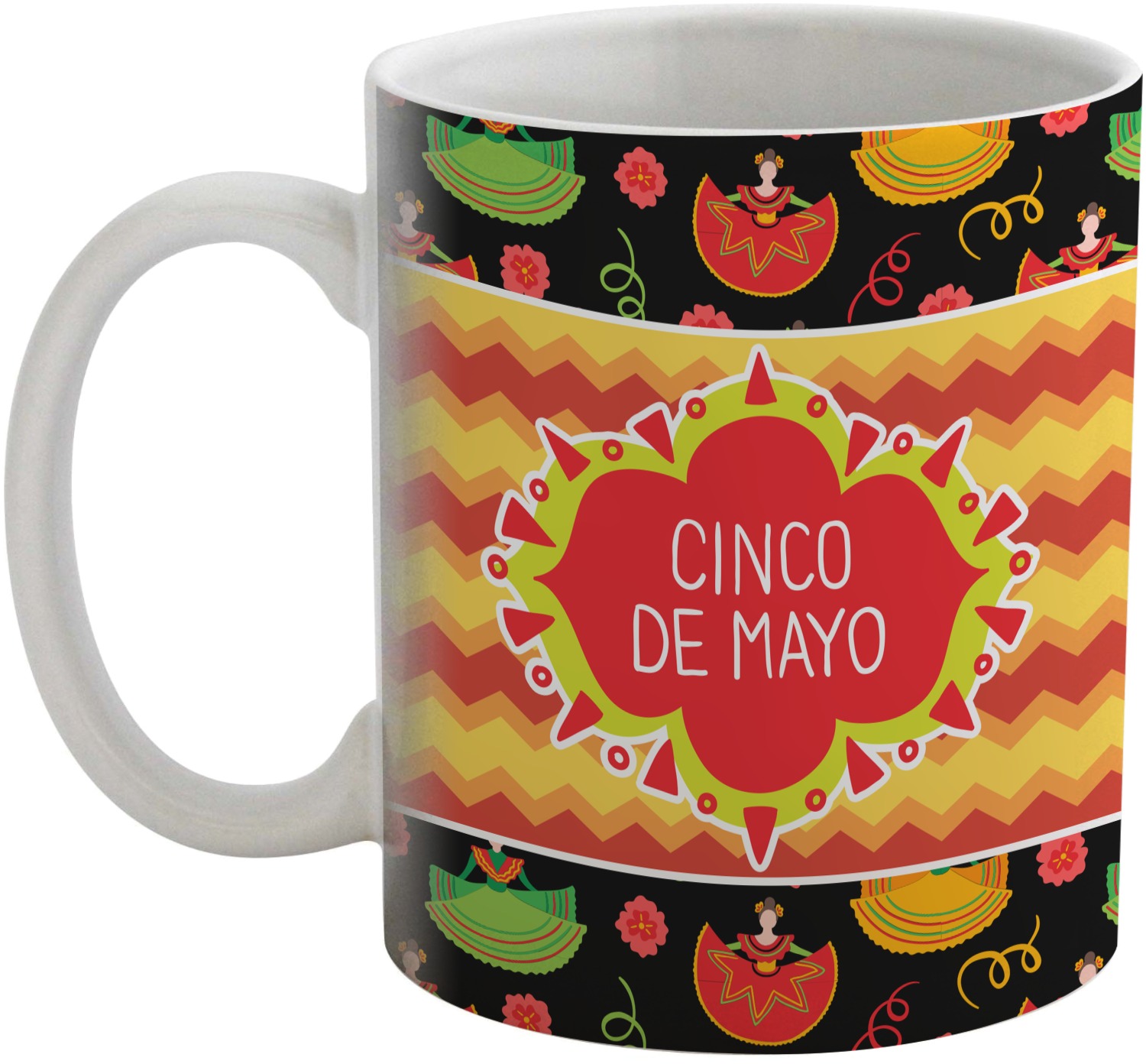 Cinco De Mayo Coffee Mug (Personalized) YouCustomizeIt