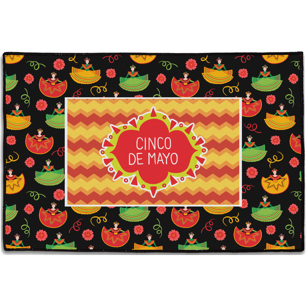 Cinco De Mayo Personalized Door Mat - 36x24 (APPROVAL)