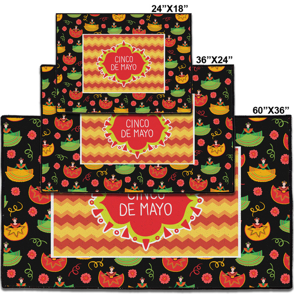 Cinco De Mayo Personalized Door Mat - Group Parent IMF