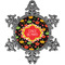 Cinco De Mayo Vintage Snowflake Ornament