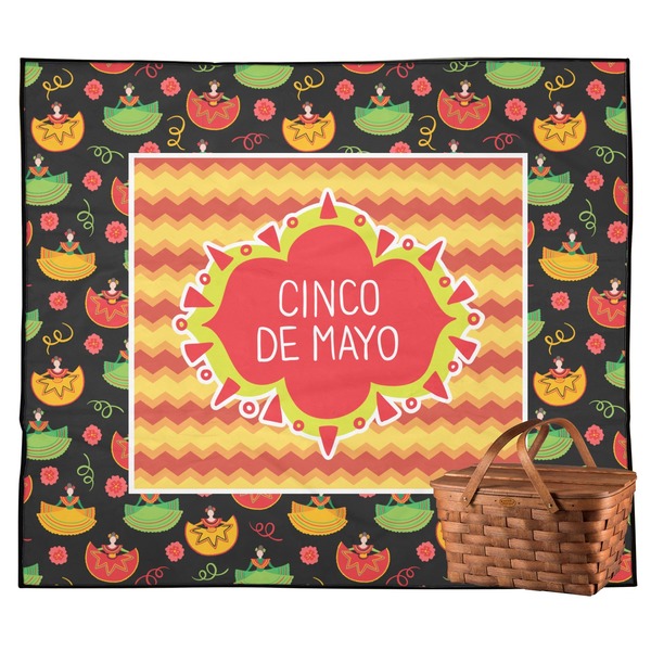 Custom Cinco De Mayo Outdoor Picnic Blanket