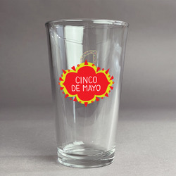 Cinco De Mayo Pint Glass - Full Color Logo