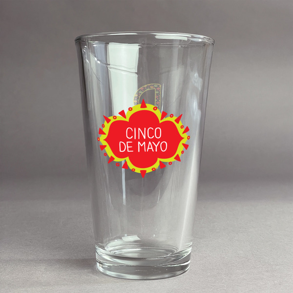 Custom Cinco De Mayo Pint Glass - Full Color Logo