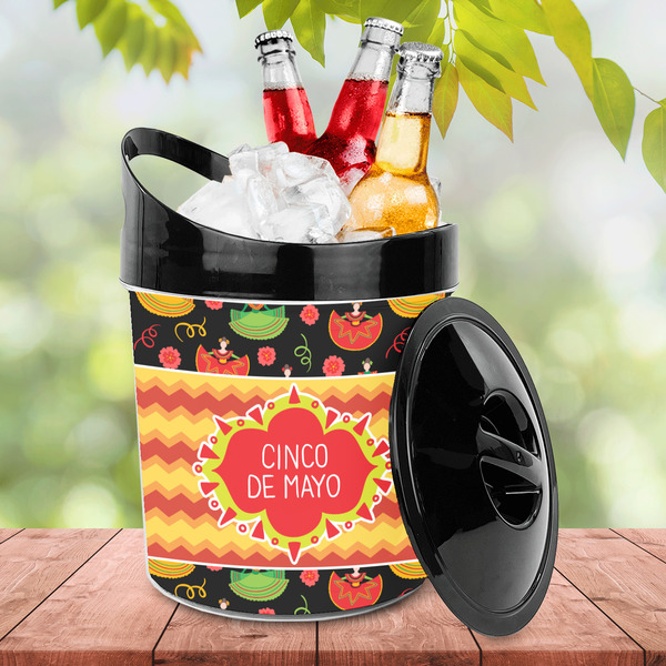Cinco De Mayo Plastic Ice Bucket - LIFESTYLE