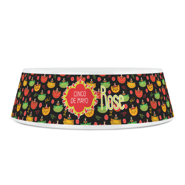 Cinco De Mayo Plastic Pet Bowls - Small - FRONT