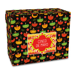 Cinco De Mayo Wood Recipe Box - Full Color Print