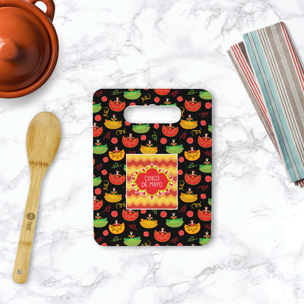 Cinco De Mayo Rectangle Trivet with Handle - LIFESTYLE
