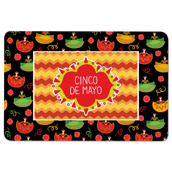 Cinco De Mayo Rectangular Fridge Magnet - FRONT