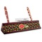 Cinco De Mayo Red Mahogany Nameplate with Business Card Holder (Personalized)