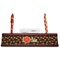 Cinco De Mayo Red Mahogany Nameplates with Business Card Holder - Straight
