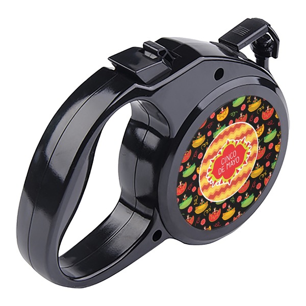 Cinco De Mayo Retractable Dog Leash - Angle