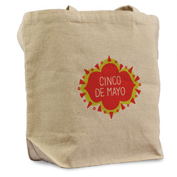 Cinco De Mayo Reusable Cotton Grocery Bag - Single