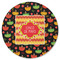 Cinco De Mayo Round Rubber Backed Coaster