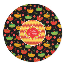 Cinco De Mayo 5' Round Indoor Area Rug