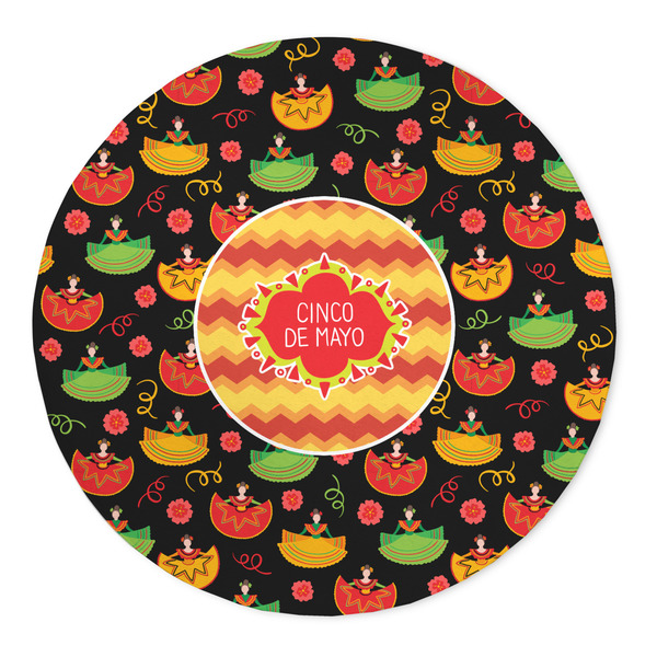 Custom Cinco De Mayo 5' Round Indoor Area Rug