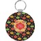 Cinco De Mayo Round Plastic Keychain