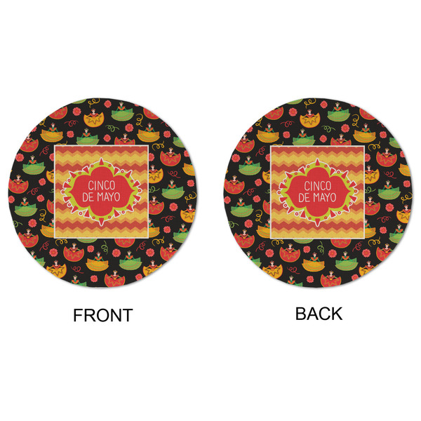 Cinco De Mayo Round Linen Placemats - APPROVAL (double sided)