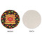 Cinco De Mayo Round Linen Placemats - APPROVAL (single sided)
