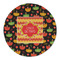 Cinco De Mayo Round Linen Placemats - FRONT (Single Sided)