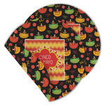 Cinco De Mayo Round Linen Placemat - Double Sided - Set of 4