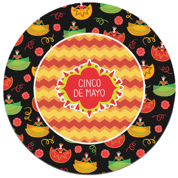 Cinco De Mayo Round Mousepad - APPROVAL