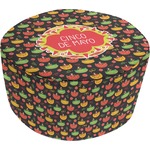 Cinco De Mayo Round Pouf Ottoman
